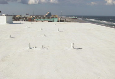 Cool roof coatings in Fontana